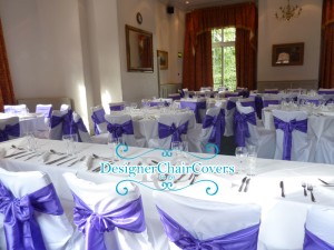 Purple Taffeta Purple Taffeta Sashes