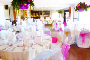 Pink and Gold organza Sashes Pink and Gold Organza Sashes