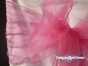 coral pink organza sash coral pink organza sash