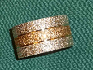 Gold Sparkle Napkin Ring Gold Sparkle napkin ring