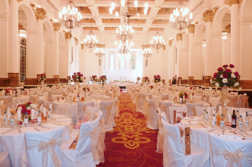 large wedding gold african wedding decorations
