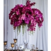 bell vase wedding orchid centrepiece